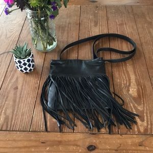 Leather crossbody bag 🖤